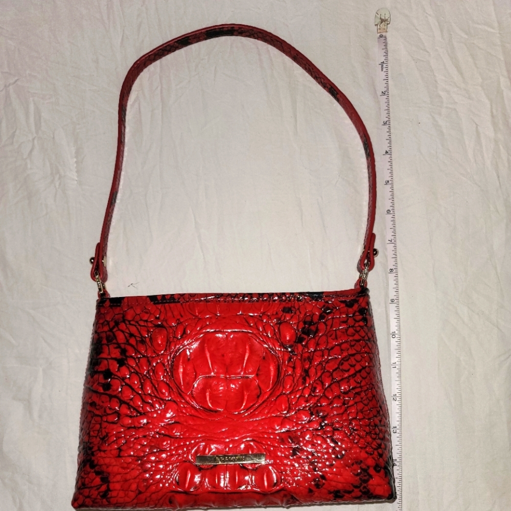 Brahmin NWT Lorelei in Red Lipstick Melbourne Orig. $145, tote or clutch!!!